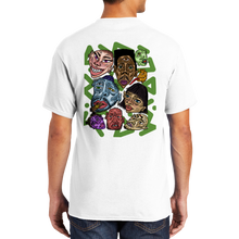 Load image into Gallery viewer, Familiar Faces T-shirt in Green
