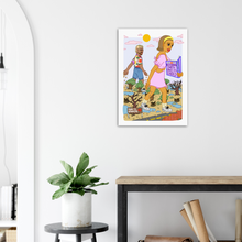 Load image into Gallery viewer, End Of The World Poster in White
