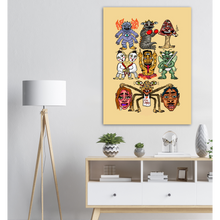 Load image into Gallery viewer, Coupla Creatures Poster in Yellow
