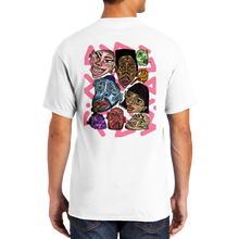 Load image into Gallery viewer, Familiar Faces T-shirt in Pink
