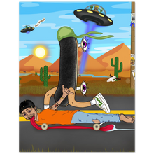 Load image into Gallery viewer, Human skateboard Poster
