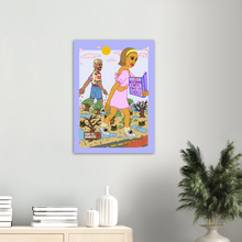 Load image into Gallery viewer, End Of The World Poster in Purple
